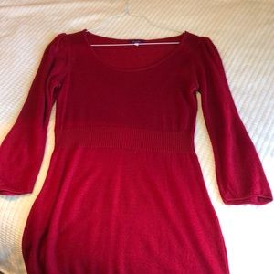 Blusón tipo vestido Rojo